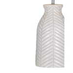 WHITE CREAM TERRACOTTA TABLE LAMP