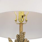 GOLD LEAF FINISH TABLE LAMP