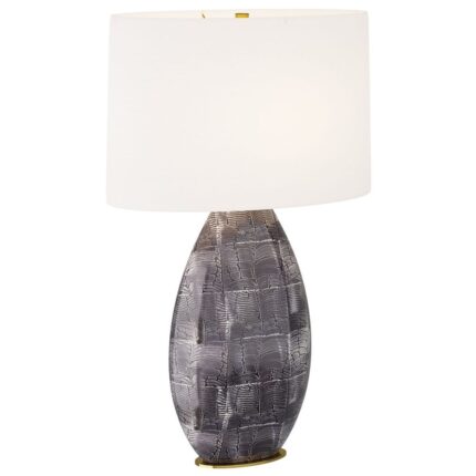 GRAY COBRA TABLE LAMP