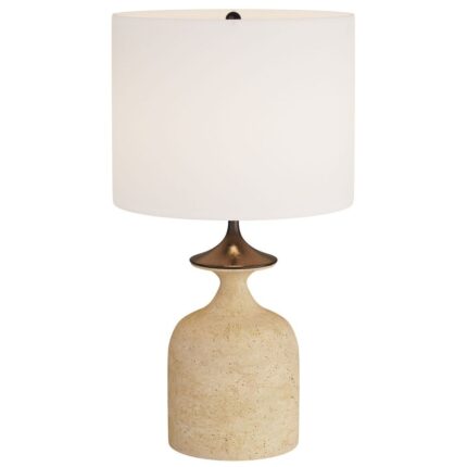 BRIDGEPORT SAND FINISH CERAMIC TABLE LAMP