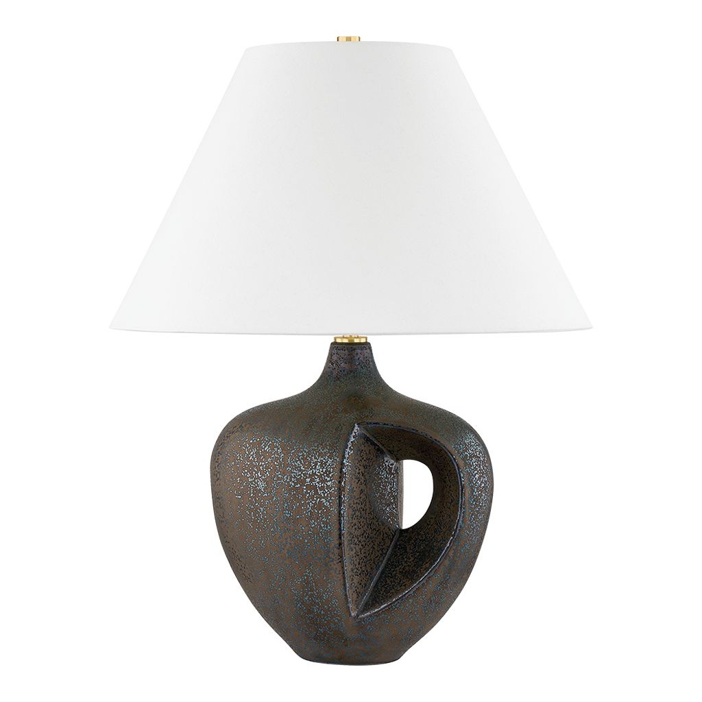 434_image1 AVENEL AGED BRASS TABLE LAMP