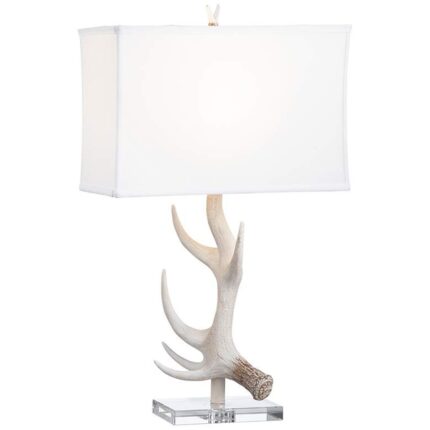 Resin and Crystal Table Lamp