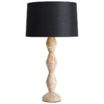 BUFFET BLACK SHADE TABLE LAMP