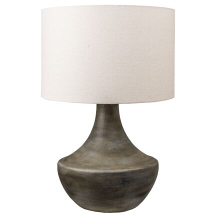 GRAY HYDROCAL TABLE LAMP