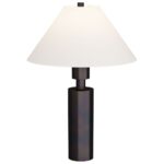 BLACK STEEL MODERN TABLE LAMP