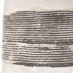 OFF-WHITE AND BROWN CERAMIC TABLE LAMP