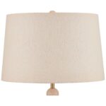 NATURAL TRAVERTINE MARBLE TABLE LAMP