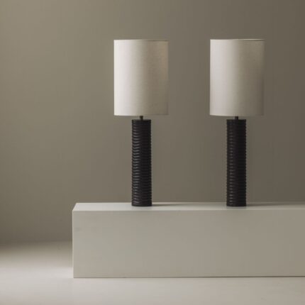 FRENCH CARVED TABLE LAMPS