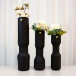 VERTICAL HARMONY VASE BLACK