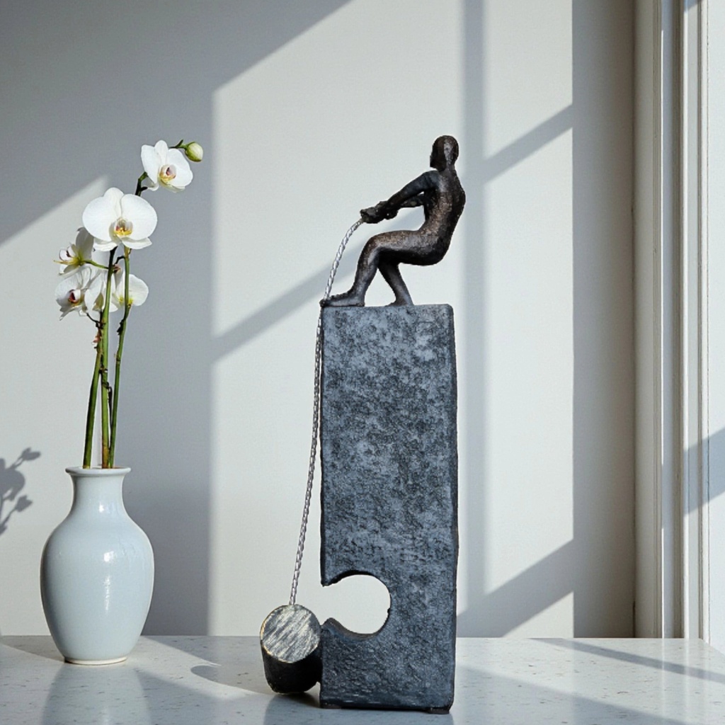 10_the_pulling_figurine_5 THE PULLING FIGURINE BRONZE