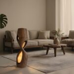 MODERN SCULPTURAL FLOOR LAMP