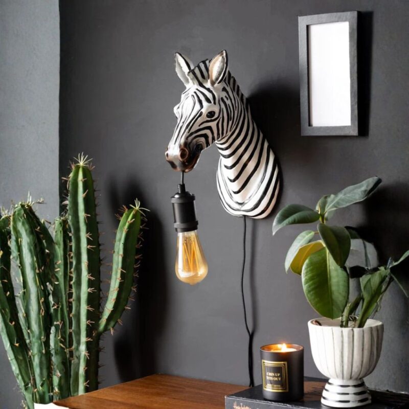 ZEBRA WALL LIGHT LAMP