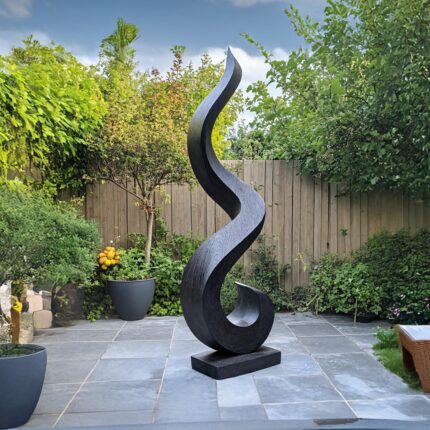 HANDCRAFTED 3D WOOD ART BLACK