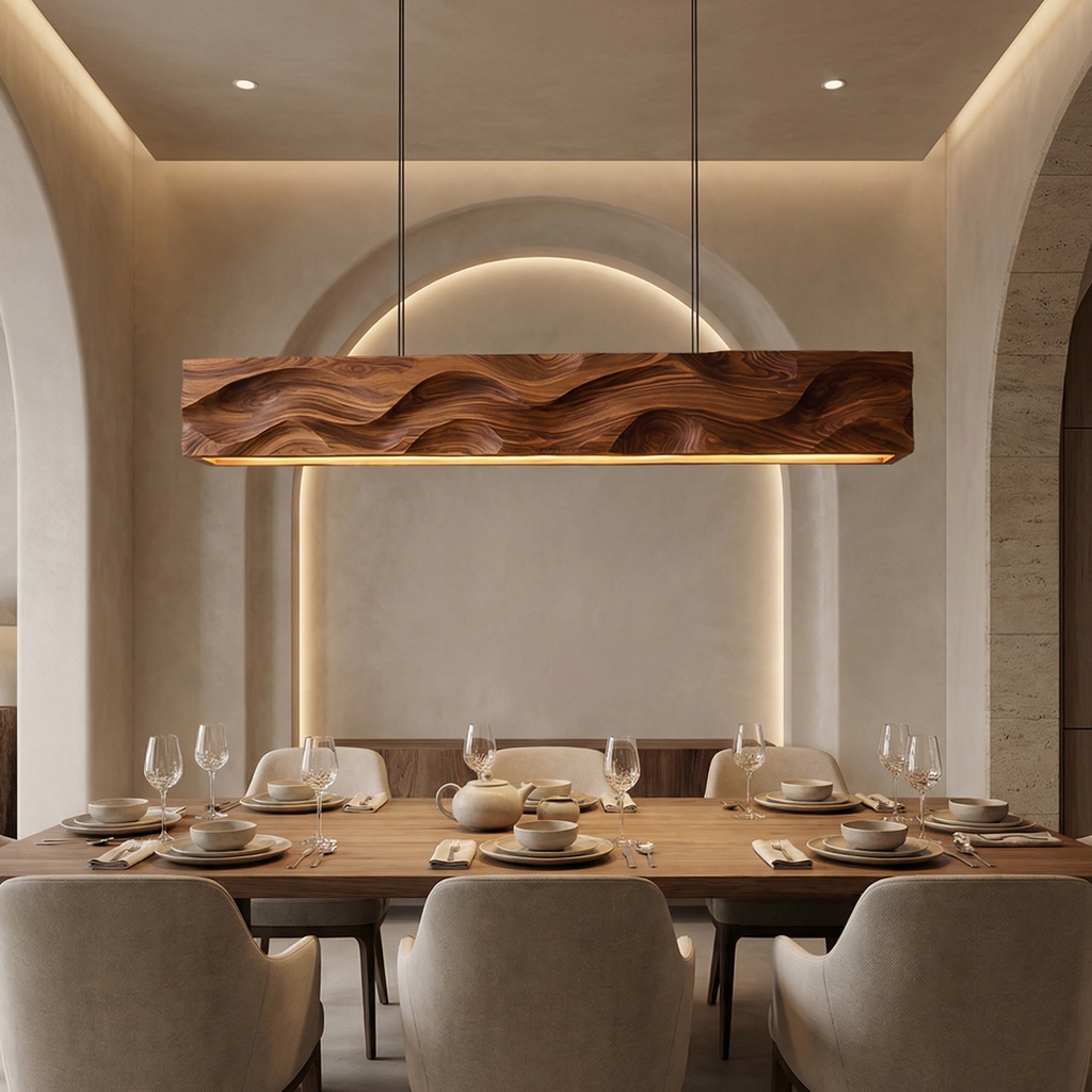 24_modern_pendant_lighting_1 HANDCRAFTED PENDANT LIGHT WITH WAVE CARVED SURFACE