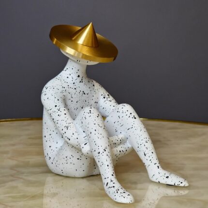 ABSTRACT SITTING DECOR