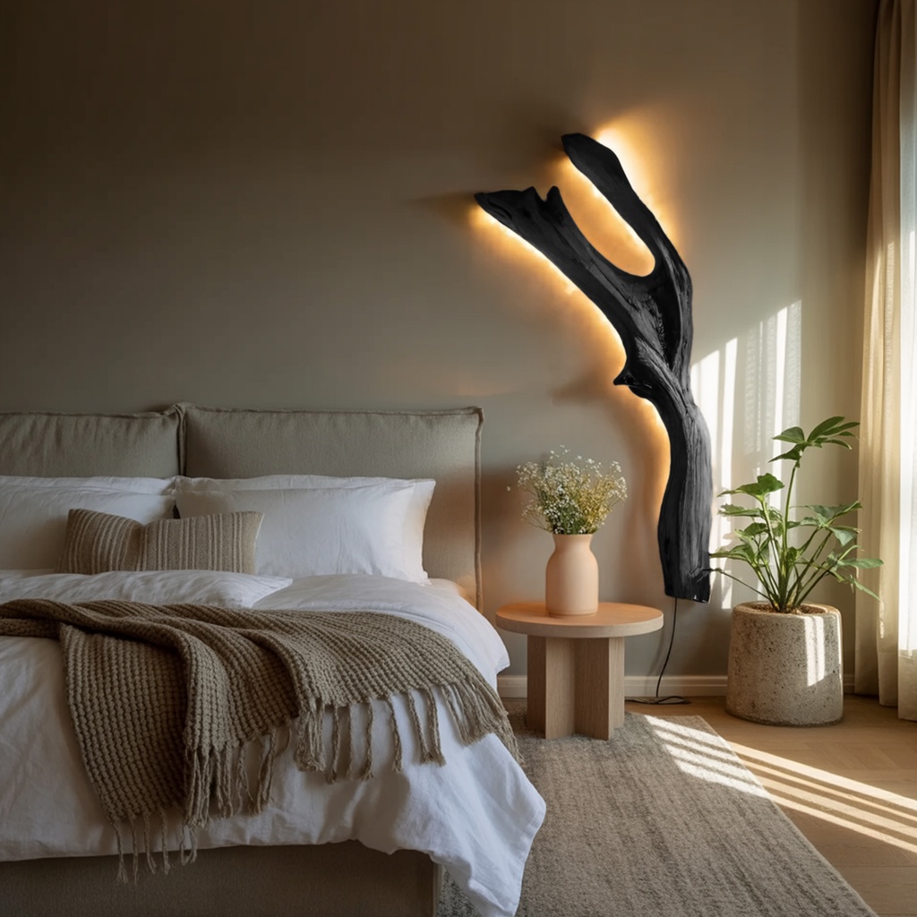 27_contemporary_wall_sconce_4 BLACK WALL SCONCE WITH TWO BRANCH DESIGN