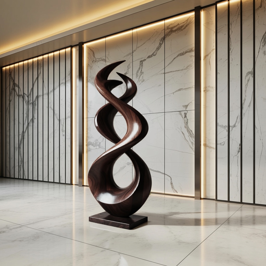 2_rustic_abstract_sculpture_7 RUSTIC ABSTRACT SCULPTURE WALNUT