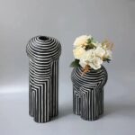 ETHEREAL ASCENT ABSTRACT RESIN VASE