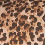 LEOPARD LOVE PRINT DOUBLE TASSEL EDGE CEILING LIGHT
