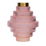 PINK TIERED GLASS EASYFIT CEILING SHADE