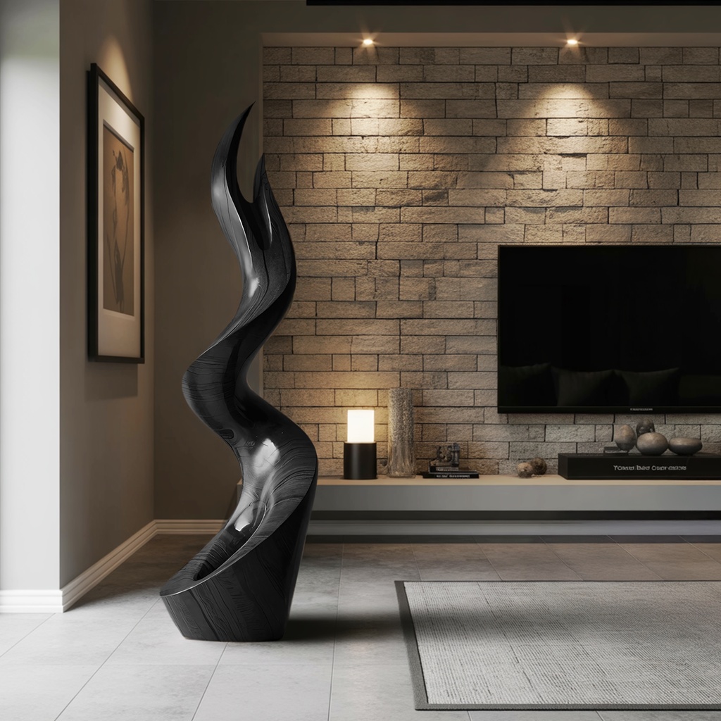5_mid_century_abstract_4 MID CENTURY BLACK ABSTRACT SCULPTURE