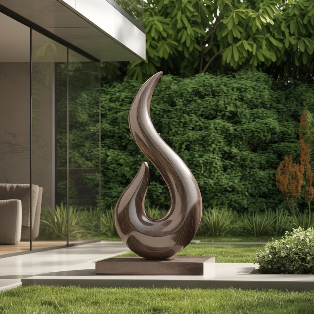 7_handcrafted_abstract_sculpture_7 HANDCRAFTED ABSTRACT SCULPTURE WALNUT