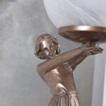 Dancer Woman Sculptural Table Lamp