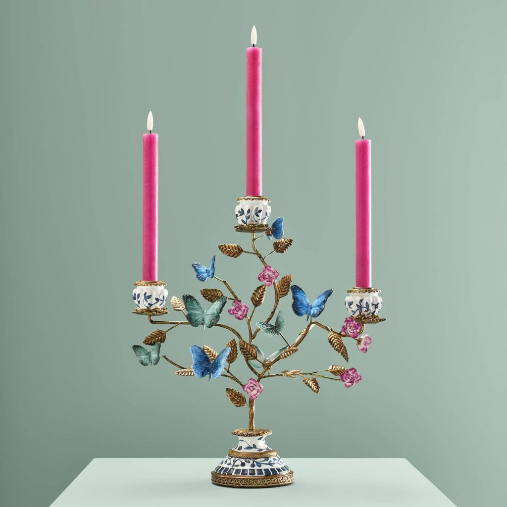 Butterflies Candle Holder Bird Sculpture Butterflies Candle Holder Bird Sculpture