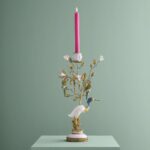 Candle Holder Heron Bird Sculpture