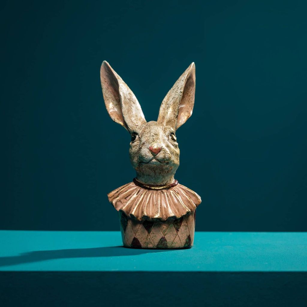 Figurine Rabbit Heinzilein Animal Sculpture Figurine Rabbit Heinzilein Animal Sculpture