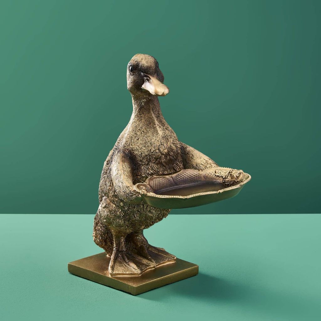 Card Holder Son of A Duck Gold Bird Sculpture Card Holder Son of A Duck Gold Bird Sculpture