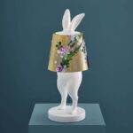 Portable Hiding Rabbit Limited Edition Table Lamp Sculptural Table Lamp