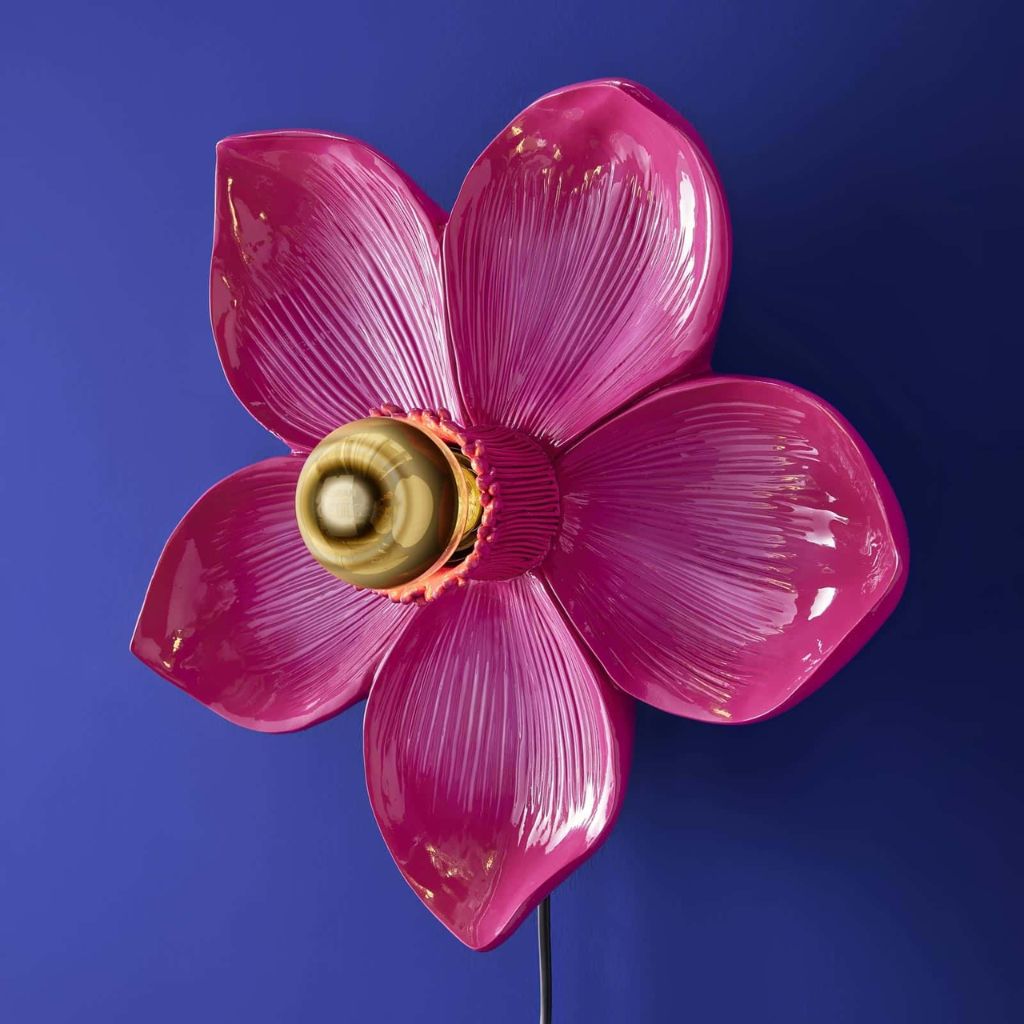 Bloom Flower Wall Light Magenta Decorative Wall Lights Bloom Flower Wall Light Magenta Decorative Wall Lights