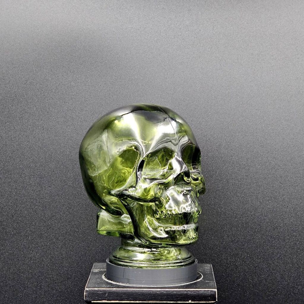 Glass Skull Brass Table Lamp Cover Glass Skull Brass Table Lamp Cover