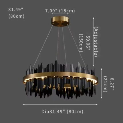 Verda Modern Circular Led Ceiling Light Gold Modern Ceiling Light