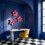 Bloom Flower Wall Light Magenta Decorative Wall Lights