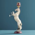 Circus Horse Candle Holder Animal Sculpture