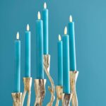 Candlestick Roots Gold Art Sculptures