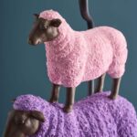 Table Lamp with Sheep Colorful Animal Lamps