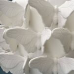 Vase with Butterflies Art Sculptures