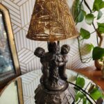 Double Cherub Accent Sculptural Table Lamp
