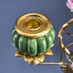 Wall Candleholder Parrot Hand-Painted Sculptural Wall Decor