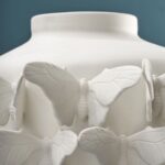 Vase with Butterflies Art Sculptures