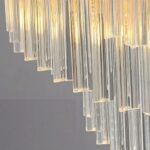 Modern Luxury Spiral Crystal Chandelier | Brass Chandelier for Living Room
