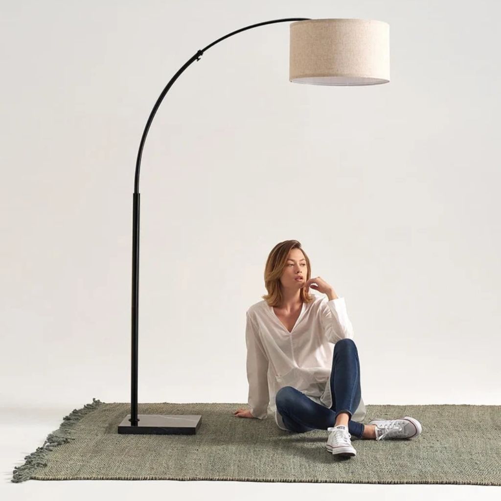1 Logan Floor Lamp Black | Arch Floor Lamp