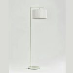 Montage Modern Floor Lamp Pleated Brass