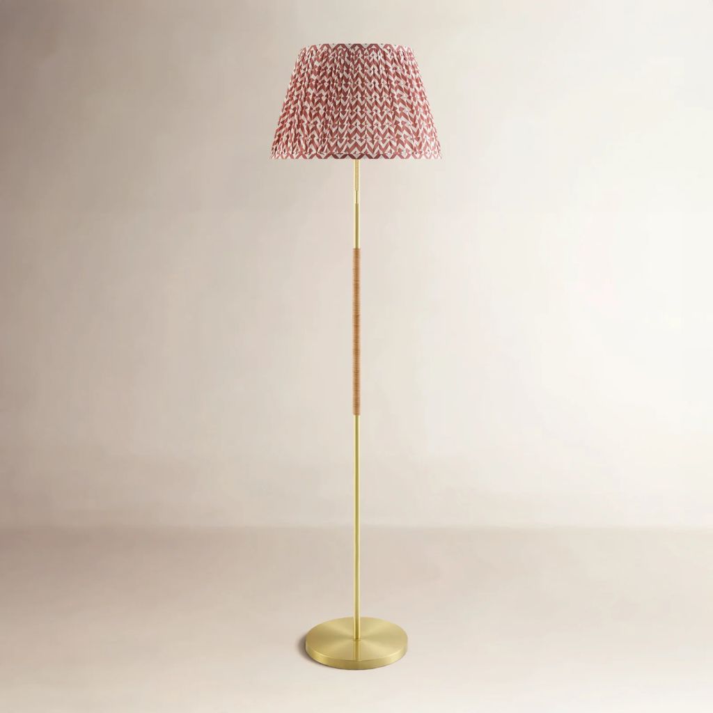 10 62" Floor Lamp Red | Floor Lamp Gold