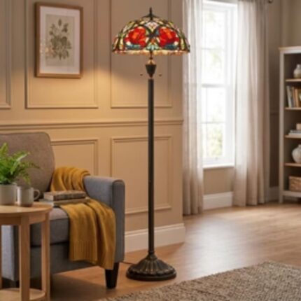 Quoizel Larissa Tiffany Floor Lamp | Tiffany Lamps for Sale