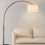Mason Floor Lamp Dark Bronze | Marble Lamps