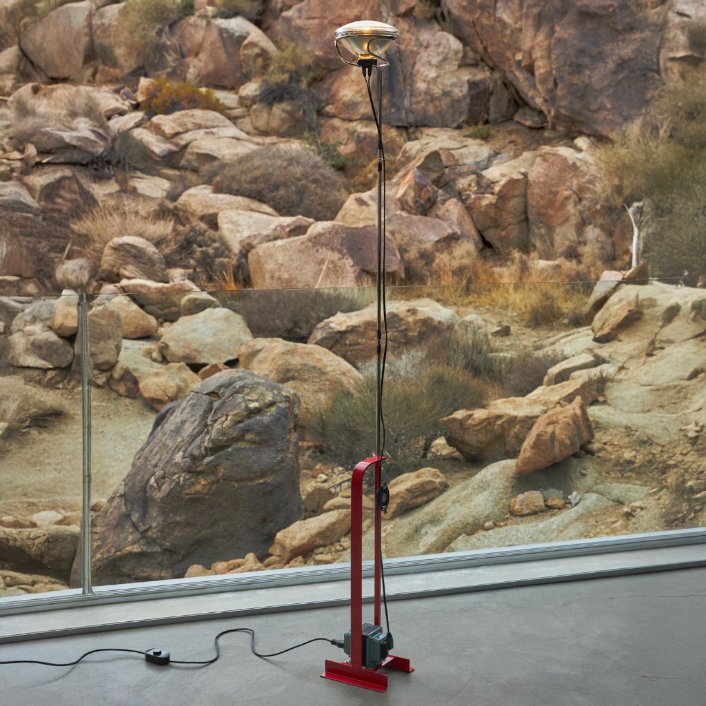 2 Toio Led Lamp Red | Modern Floor Sculpture